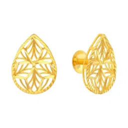 Malabar Gold and Diamonds 22k (916) BIS Hallmark Yellow Gold Earring For Women-picture-32