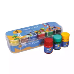 Youva Poster Colour 10 ml Each (Pack of 6) with Brush, 35045-picture-31