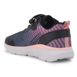 LEAP7X By Liberty Kids Black & Blue Velcro Shoes image 4