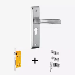 Dorset Noha ML NO 254 mm(10 Inch) SS Finish Combo Lock Sets with Coin and Knob Cylinder (60 mm)-picture-19