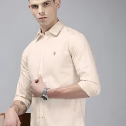 U.S. Polo Assn. Pure Cotton Tailored Fit Casual Shirt-image-96