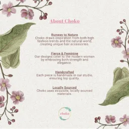 Choko Gold Embellished Hair Bands image 4