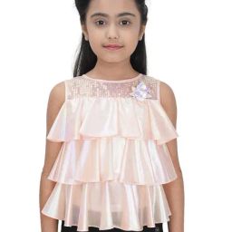 Tiny Girl Peach Embellished Top-picture-38