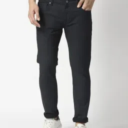 Dragon Hill Navy Blue Slim Fit Jeans-picture-37