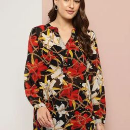 Qurvii Multi Printed Top-picture-35