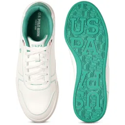 U.S. Polo Assn. Men's White Casual Sneakers image 4