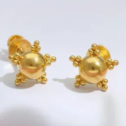 Malabar Gold and Diamonds 22k (916) BIS Hallmark Yellow Gold Earring For Women-picture-45