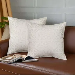 Peepul Tree Off-White Cotton Cushion Covers - Set of 2 image 4