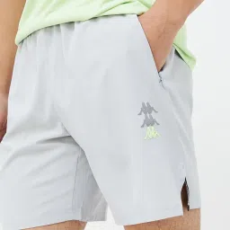 Kappa Grey Regular Fit Sports Shorts image 4