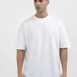 Calvin Klein White Cotton Regular Fit Logo Printed T-Shirt-image-84