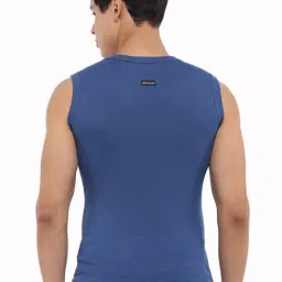 Dollar Bigboss Assorted Cotton Regular Fit Vest - Pack Of 3 image 2