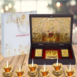 INTERNATIONAL GIFT Gold-Toned Religious Idol Showpiece-image-49