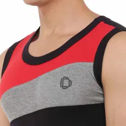Dollar Bigboss Assorted Cotton Regular Fit Vest - Pack Of 3 image 4
