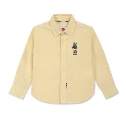 U.S. Polo Assn. Kids Light Yellow Solid Full Sleeves Shirt-picture-25