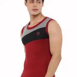 Dollar Bigboss Assorted Cotton Regular Fit Vest - Pack Of 3 image 3