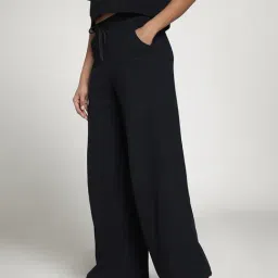 Puma Black Cotton Comfort Fit Pants image 3