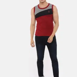 Dollar Bigboss Assorted Cotton Regular Fit Vest - Pack Of 3 image 5