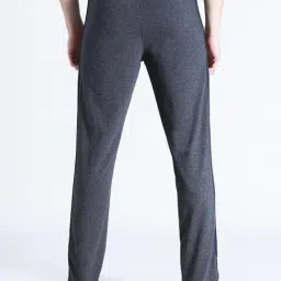 Crocodile Charcoal Cotton Solid Regular Fit Track Pants image 2