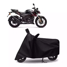Auto Pearl Bike Cover for TVS Apache RTR 200 (Black)-picture-16