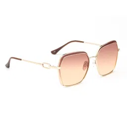 IDEE Brown Hexagon UV Protection Sunglasses for Women image 4