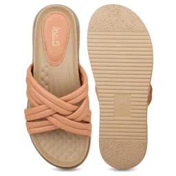 Inc.5 Women's Tan Cross Strap Sandals image 4
