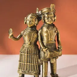 Fabindia Yatan Brass Couple Figurine-image-97