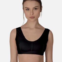 mod & shy Black Cotton Non-Padded T-Shirt Bra-picture-7