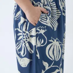 Diza by Westside Indigo Botanical Design Ethnic Pants image 4