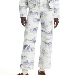 Levi's White Cotton Regular Fit Abstract Jeans-picture-29