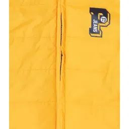 Pepe Jeans Kids Yellow & Navy Printed Jacket image 3