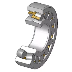 ZKL Spherical Roller Bearing, Inner Dia 300 mm, Outer Dia 540 mm, Width 140 mm, 22260EKW33MH C3 NF image 2