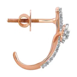 GIVA Lab Grown Diamond 18k (750) Gold Earrings for Women image 5