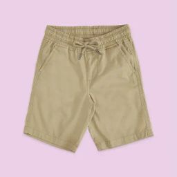 Pantaloons Junior Khaki Cotton Regular Fit Shorts-picture-22