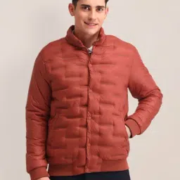 U.S. Polo Assn. Orange Regular Fit Quilted Jacket-image-33