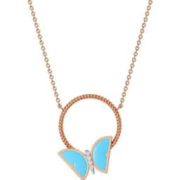 Joyalukkas 18k (750) Purity Rose Gold Azure Halo Diamond Pendant-picture-19