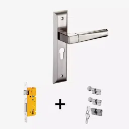 Dorset Cosmo ML CS 254 mm(10 Inch) SS Finish Combo Lock Sets with Coin and Knob Cylinder (70 mm) image 1