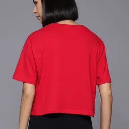 HRX by Hrithik Roshan Rapid-Dry Typography Training Relaxed Fit T-shirt image 4