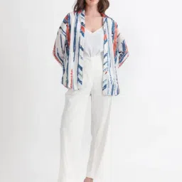 RAREISM Off White Modal Abstract Top image 3