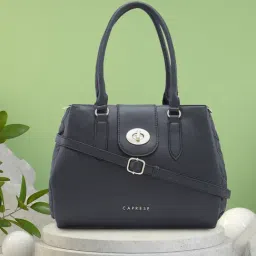 Caprese Faux leather Black Women Stachel Handbag-image-82
