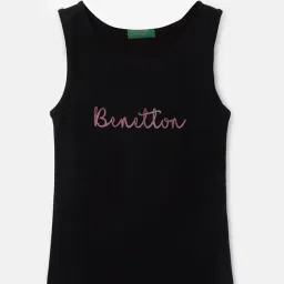 United Colors of Benetton Kids Black Printed T-Shirt-picture-17