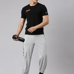 Xtep Men Printed Mid Rise Relaxed Fit Joggers image 5