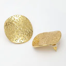 DressBerry Gold-Plated Circular Shape Studs image 2