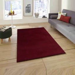 Presto Maroon Wool Hand Tufted Carpet-picture-21