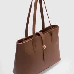 Forever Glam by Pantaloons Tan Shoulder Handbag image 2