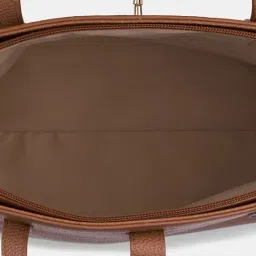 Forever Glam by Pantaloons Tan Shoulder Handbag image 5