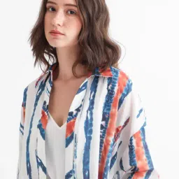 RAREISM Off White Modal Abstract Top image 5