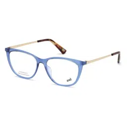 WEB EYEWEAR Blue Geometric Eye Frames for Women-picture-31