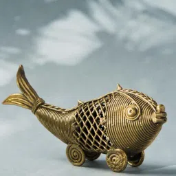 Fabindia Yatan Brass Fish-image-95