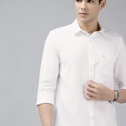 U.S. Polo Assn. Denim Co. Pure Cotton Casual Shirt-picture-34