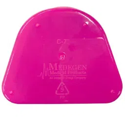 AS ONE Denture Case with Writing Space H980 Series Polypropylene Pink, H980-91 (Pack of 200 pcs) image 5